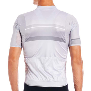 Maillot de Ciclismo para Hombre, Manga Corta, Negro, Marrón, Rojo, Gris, Diseño Geométrico, Cierre Frontal Completo, Poliéster, Secado Rápido, Transpirable, Ropa Deportiva - Product Image 2