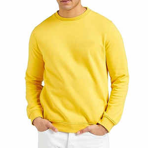 Sweat-shirt à col rond de haute qualité pour hommes, en coton molletonné, décontracté et tendance, fabricant OEM ODM, fournisseur, centre mondial d'exportation de vêtements - Product Image 1