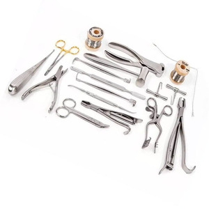 Ensemble de 17 instruments chirurgicaux orthopédiques vétérinaires de haute qualité en acier inoxydable, manuels, approuvés CE, pour usage hospitalier - Product Image 4