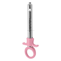 Surgical Dental Aspirating Syringe 1.8ml Self-Aspirating Pink Handle CE ISO OEM ODM Stainless Steel Brass Instrument Set