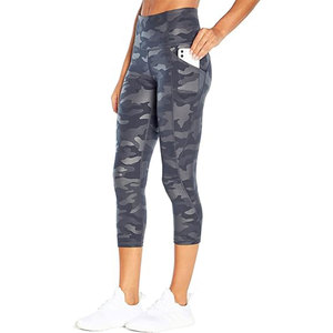 Leggings taille haute imprimé léopard, longueur intégrale, extensibles, tricotés, style sportif, toutes saisons, Spandex Polyester - Product Image 4