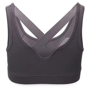 Sujetador deportivo sexy para mujer, el más vendido, de alta sujeción, transpirable, para fitness, yoga, gimnasio, running, venta al por mayor, sin costuras, lavado frontal - Product Image 2