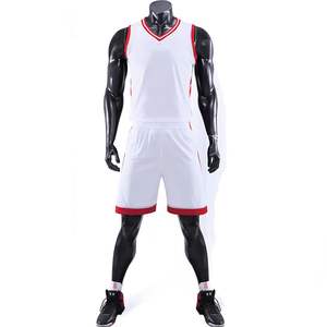 Tenues de basketball de haute qualité, fabriquées en usine, nouveau design, meilleur prix, 100% polyester, séchage rapide, personnalisables, été. - Product Image 4