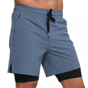 Pantalones cortos de gimnasio para hombre del mejor material Etiqueta privada con logotipo personalizado Técnica teñida Lisa Personalizada a un precio - Product Image 1