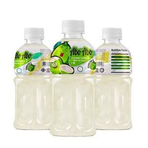 Jus de Nata de Coco en gros, boisson en bouteille 320ml, jus de fruits tropicaux personnalisé, boissons gazeuses, pack de 24, OEM Vietnam - Product Image 6