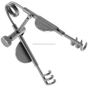 Retractor de saco lacrimal, juego de instrumentos quirúrgicos oftálmicos para ojos, 3x3 puntas, ajustable, autoajustable, de acero inoxidable, para cirugía DCR - Product Image 6