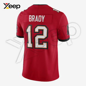 เสื้อฟุตบอลอเมริกัน XEEP รุ่นปรับแต่งได้ XC-AFU-07 สำหรับผู้ชาย เนื้อผ้าโพลีเอสเตอร์น้ำหนักเบา ระบายอากาศได้ดี พิมพ์ลายด้วยเทคโนโลยีฮีททรานเฟอร์ ประสิทธิภาพสูง - Product Image 2