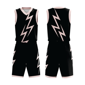 Tenue de basketball entièrement sublimée, maillot de basketball surdimensionné, ensemble uniforme de basketball brodé - Product Image 1