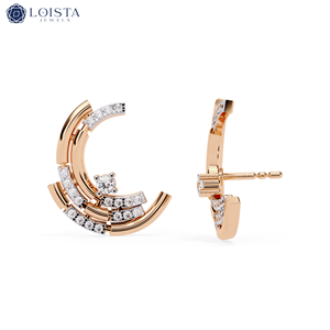 IGI Certified Lab Grown Diamond Earring <b>Studs</b> <b>Men</b> Custom 10K 14K 18K Gold Vvs Lab Created Made Diamond Earrings Women Jewelry - Product Image 2