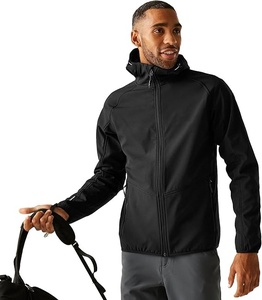 เสื้อแจ็คเก็ตซอฟต์เชลล์น้ำหนักเบา กันลม สำหรับเดินป่า สีพื้น ราคาดีที่สุด เสื้อแจ็คเก็ตผู้ชายสำหรับกิจกรรมกลางแจ้ง - Product Image 3