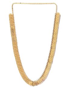 Conjunto de Collar y Pendientes de Monedas de Aleación de Cobre Chapado en Oro Indio con Circones, Joyería Tradicional Étnica para Mujer, Diseño Floral para Bodas - Product Image 2
