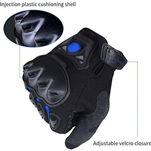 Guantes de Motociclismo, Protección Completa para los Dedos, Guantes de Carreras Transpirables Antideslizantes, Guantes Tácticos para Motocicleta y Ciclismo - Product Image 4