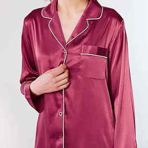 Ensemble de pyjamas d'hiver doux et luxueux sur mesure, respirant, longueur genou, pour femme, idéal pour la détente à la maison - Product Image 3