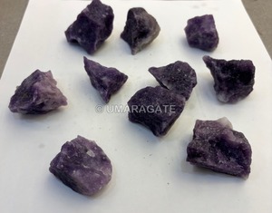 Pierres de cristal violettes naturelles sculptées, morceaux bruts irréguliers, écologiques, Feng Shui pour la décoration intérieure - Product Image 3