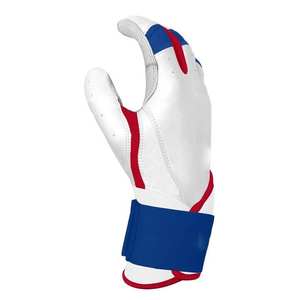 Gants de frappeur de baseball personnalisés de haute qualité pour droitiers, en polyester/coton, pour adultes, avec logo personnalisé, fermeture auto-agrippante, légers - Product Image 4
