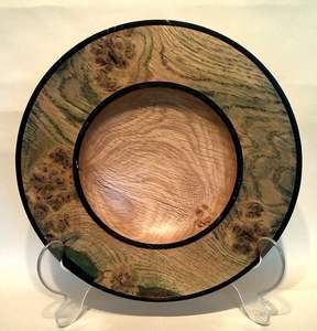 Assiettes de présentation en bois écologiques, forme personnalisée, rondes - Product Image 1