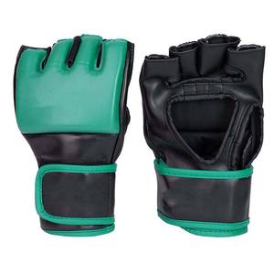 Gants de combat MMA demi-doigts en gros, UFC Sanda, épaissis, pour adultes, avec emballage personnalisé - Product Image 2