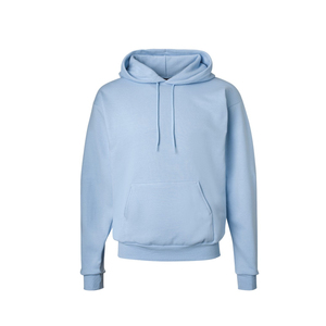 Sudaderas con Capucha para Hombre, 100% Algodón, Felpa Francesa, Color Sólido Informal, Corte Regular, con Bolsillo Delantero - Product Image 3