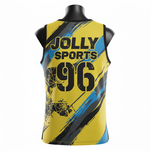 Maillot de basket-ball en mesh léger pour homme, design graphique personnalisé, logo d'équipe, t-shirt 100% coton pour homme, coupe ample, imprimé - Product Image 2