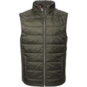 Gilet d'extérieur personnalisé - Gilet rembourré Nano en olive foncé Disponible en tailles X-Large à XX-Large - Product Image 1