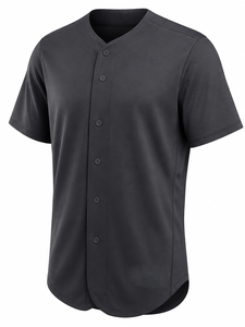 High Quality Custom Logo Baseball Jersey Factory Price Sublimation Printing Plus <b>Button</b> Softball Wear Tall <b>Shirt</b> - Product Image 2