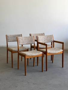 Chaise de salle à manger en bois massif nordique, siège et dossier rembourrés, mobilier minimaliste moderne pour la maison et les restaurants - Product Image 1