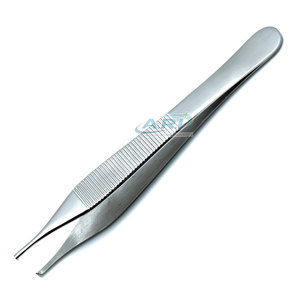 Pinzas Adson de Acero Inoxidable, Instrumentos Médicos Quirúrgicos para Uso Hospitalario y Clínico, Pinzas Adson - Product Image 3