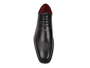Zapatos Oxford de Vestir para Hombre, de Cuero Negro, con Punta en Pico, con Cordones, para Oficina y Carrera Profesional, Color Sólido, Suela de Goma, para Todas las Temporadas - Product Image 2