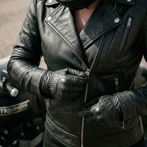 Women Armored Motorcycle Leather <b>Jacket</b> Ladies <b>Biker</b> Riding Protection <b>Jacket</b> Motorbike Safety Gear - Product Image 3