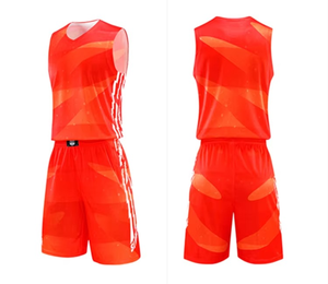 Custom Latest Design Mesh Plain Reversible Digital Print Embroidery Logo Name Unisex Anti-Bacterial 100% Basketball Uniform - Product Image 6
