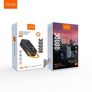 Tugii 22.5W Nhanh Chóng Sạc Sạc Sạc Di Động Với 2 Cáp LED Hiển Thị Pin Ngân Hàng Điện 50000MAh Cho Các Thiết Bị Điện Tử - Product Image 6