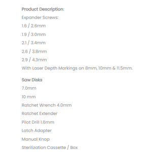 Dental Implant Bone Expansion Kit Osteotomy Surgical Drill System Stainless Steel Implantology Instruments Factory Supplier - Product Image 3