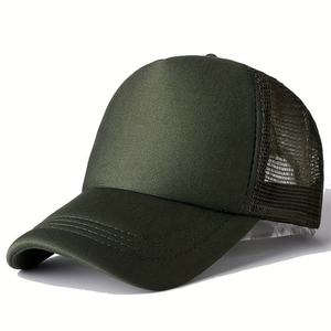 2024 usine personnalisée de haute qualité 5 panneaux broderie Logo camionneur casquette de Baseball sportif Dot Style mousse maille papa chapeau Offre Spéciale - Product Image 1