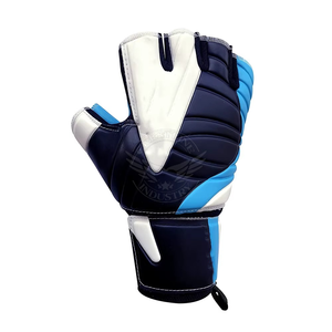 Gants de gardien de but de qualité supérieure, respirants, pour le football, avec une forte adhérence, paume en latex, fermeture à boucle, entraînement, compétition - Product Image 1