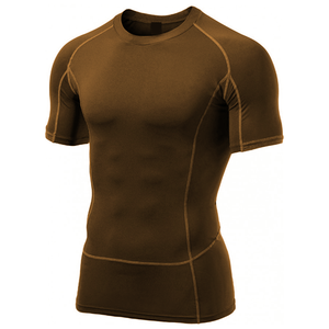 Camiseta Deportiva de Compresión de Manga Corta para Hombre, de Secado Rápido, Spandex y Poliéster, para Entrenamiento Físico - Product Image 5