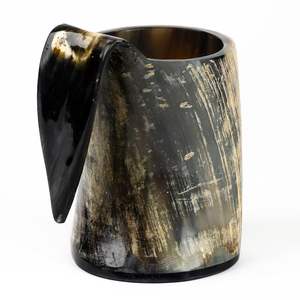 New Arrival Premium Buffalo Horn Coffee <b>Beer</b> <b>Mug</b> Polished Natural Horn Wine Glass Eco-Friendly Food Safe Customizable Souvenir - Product Image 2