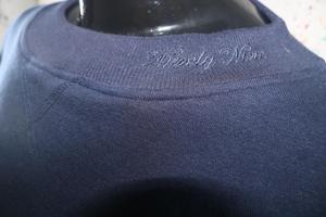 Sweat-shirt à col montant 100% coton avec broderie appliquée, col large, URBAN PRODUCTIONS - Product Image 6