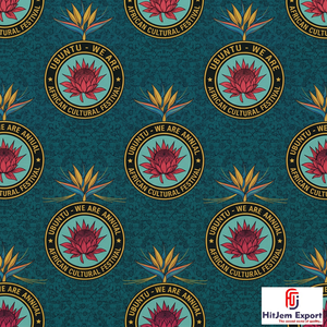 Luxury African Twill Wax Cotton Fabric Wedding Party Fashion OEM ODM Custom Textile Manufacturing Supplier - Product Image 5