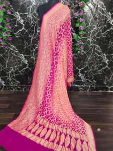 Sari Bandhani de Diseñador Neemzari |   Ropa Étnica Rajasthani |   Sari Especial para Fiestas y Bodas - Product Image 2