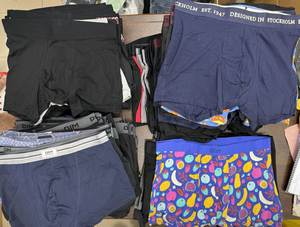 Lots de boxers en coton de qualité export, vêtements prêts-à-porter du Bangladesh, surplus de marques, boxers pour hommes en gros - Product Image 2