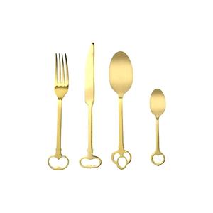 High Quality Stainless Steel Luxury <b>Gold</b> Flatware Set with Unique Handmade Handle Royal Cutlery for Home Restaurant Wedding - Product Image 1