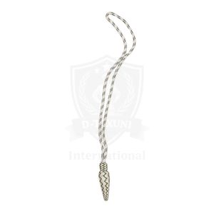 Accesorio de Borla Trenzada D-Texuni al por Mayor, Cordón Azul Marino y Blanco, Material Personalizado, Diseño de Logotipo/Gráfico Personalizado para Eventos Formales - Product Image 6