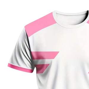 เสื้อฟุตบอลพิมพ์ลายแบบซับลิเมชั่นตามสั่ง พร้อมชื่อทีมและหมายเลข  แขนสั้น ผ้าโพลีเอสเตอร์ 100% ระบายอากาศได้ดี  ขั้นต่ำในการสั่งซื้อน้อย - Product Image 3