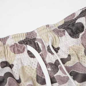 Pantalones Cortos Deportivos Casuales para Hombre, Ecológicos, de Poliéster/Algodón, con Logotipo Personalizado, Cintura Media, Cierre Elástico, Color Sólido, Venta al Por Mayor - Product Image 3