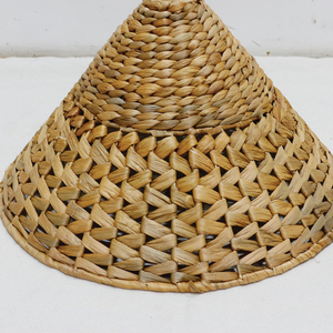 Ventes Flash : Abat-jour Conique en Jacinthe d'Eau Tressée, Luminaire Suspendu à Tissage Ouvert - Product Image 6