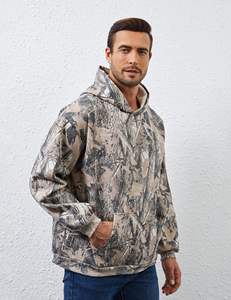 Sudadera con Capucha de Felpa Gruesa de 320 g/m², Sudaderas Personalizadas con Hombros Caídos, Sin Cordones, Sudaderas Extra Grandes para Hombre - Product Image 3