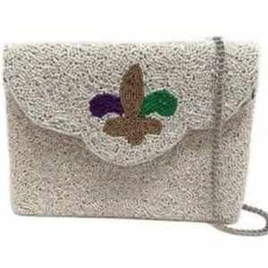 Elegante Bolso de Mano de Resina Impermeable para Mujer con Cierre Magnético, Estilo de Lujo y Decoraciones Únicas de Flores de Diamantes - Product Image 1