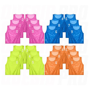 Chalecos Deportivos Pinnies, Malla de Nailon Transpirable, Camisetas de Práctica para Equipos Juveniles y Adultos, Ideales para Baloncesto, Fútbol y Fútbol Americano - Product Image 1