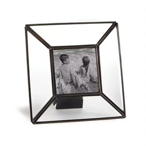 Elegant Decor Accent Metal Glass <b>Picture</b> <b>Frame</b> Stylish Photo Display Home Interior - Product Image 3