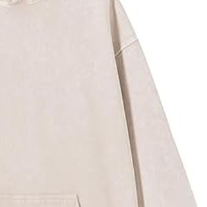 Sweat à capuche pour homme en coton polaire tricoté, coupe-vent, respirant, écologique, avec impression numérique personnalisée et broderie - Product Image 3